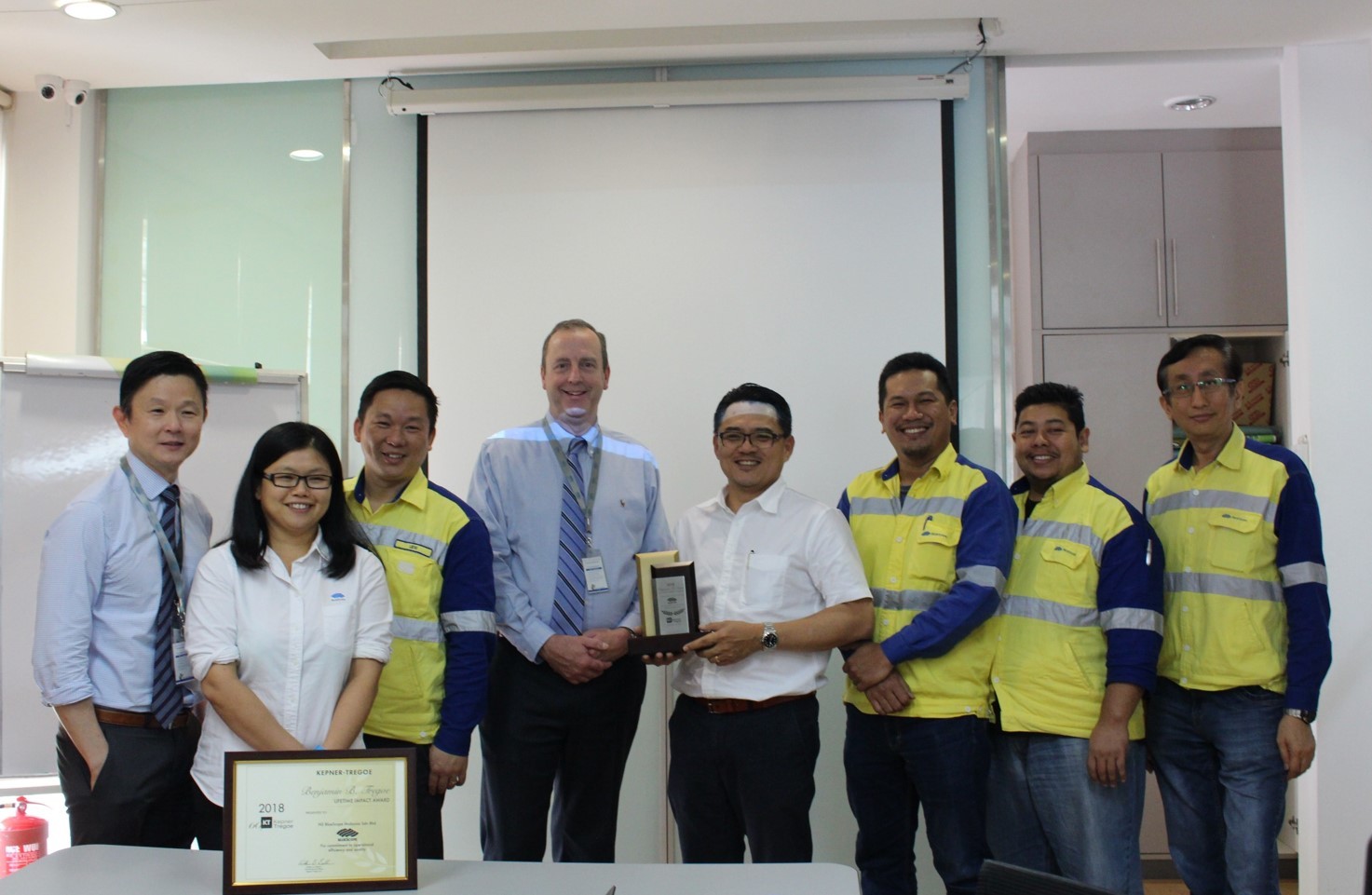 NS Bluescope Malaysia wins the Benjamin Tregoe Lifetime Impact Award