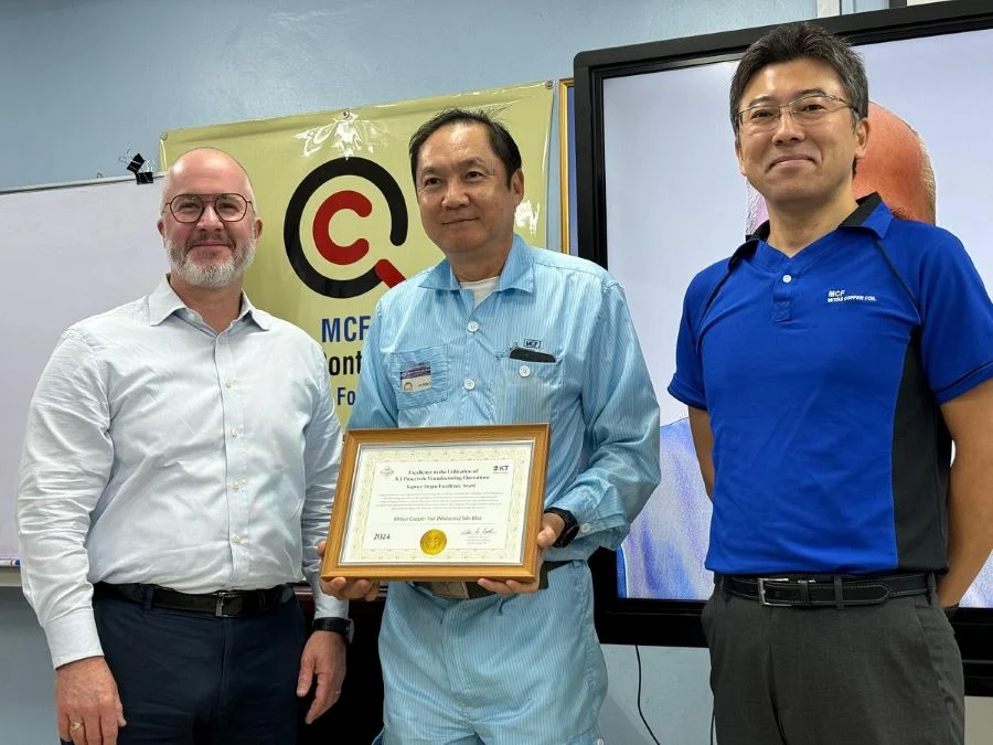 Mitsui Copper Foil (Malaysia) Honored with Two KT Excellence Awards