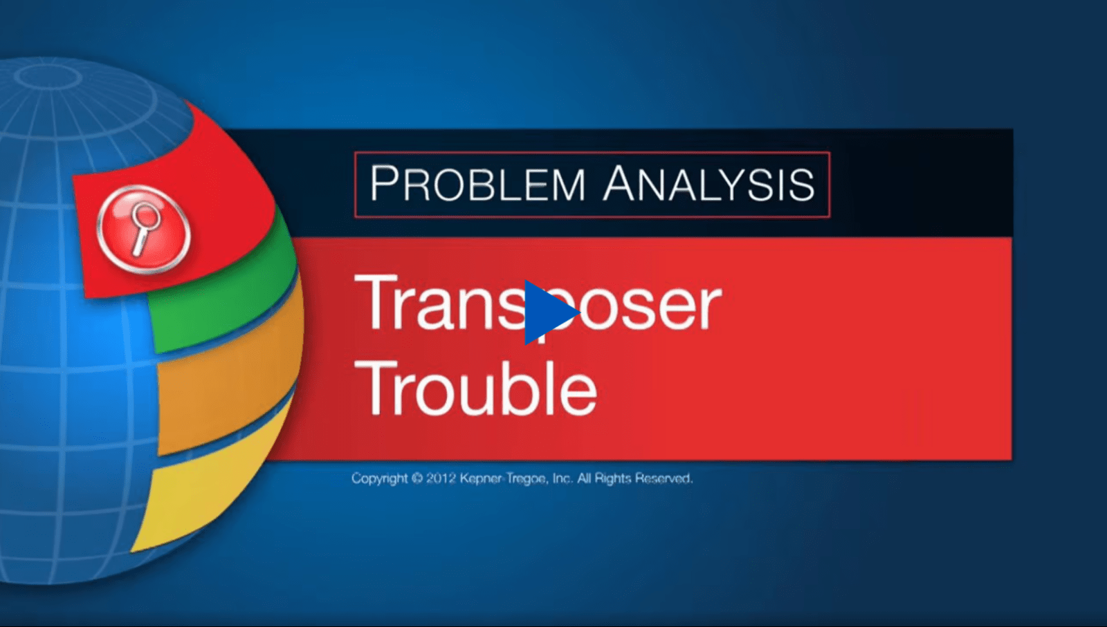 Transposer Trouble Requires Rapid Analysis