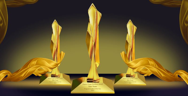 Kepner-Tregoe Excellence Award Trophies